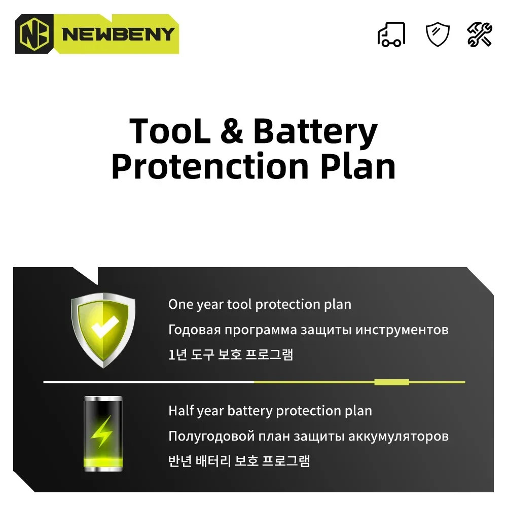 NEWBENY Electric Hedge Trimmer 2 IN 1 Cordless Efficient Household Shrub Weeding Garden Beautify Tool For Makita 18V-21V Battery 6