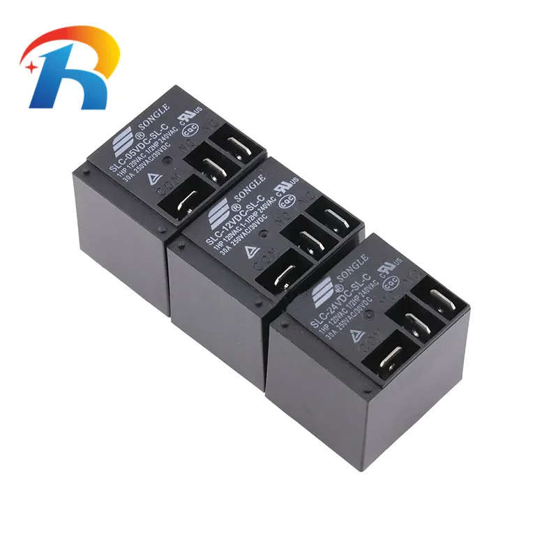 

20pcs Relay SLC-05VDC-SL-C SLC-12VDC-SL-C SLC-24VDC-SL-C Set of conversions 5Pin 30A T91 SLC-12VDC-SL-A 4Pin SLC-24VDC-SL-A