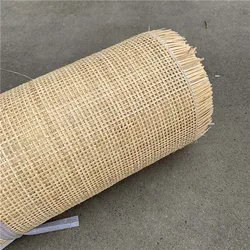 Natural Indonesian Rattan Cane Webbing Roll Handmade Weave Hollow Lattice Sheet Panels Material For Repair Furniture