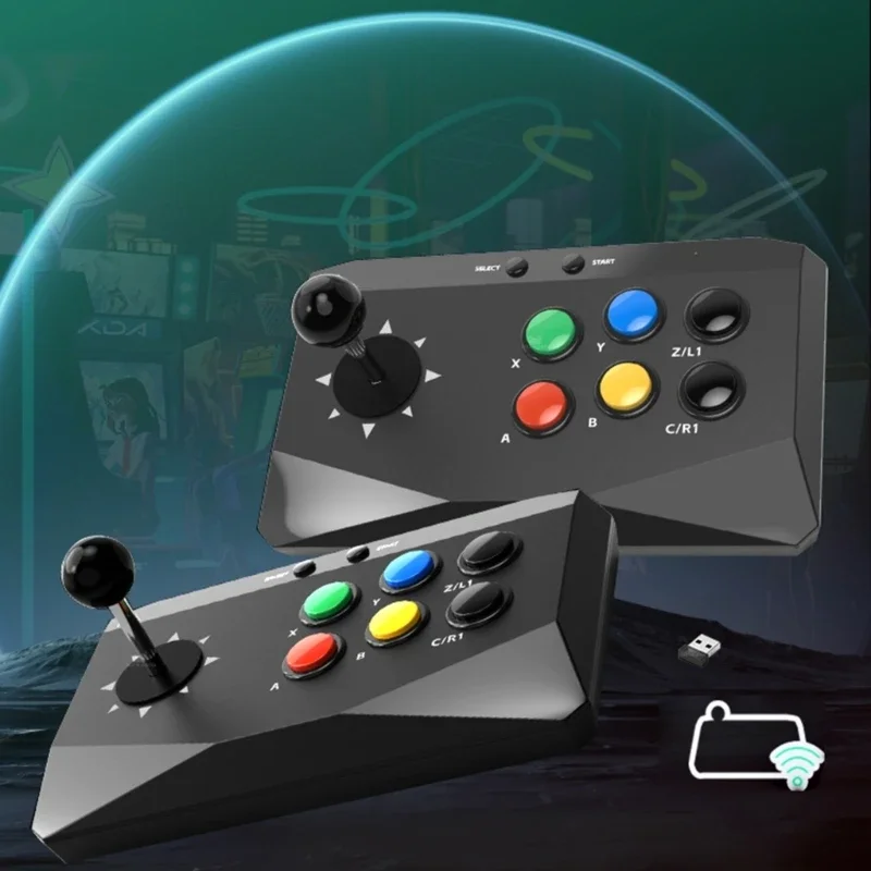 Joystick Arcade Fight Stick Per Tv Pc Console Per Videogiochi Controller Per Gamepad Joystick Arcade Tastiera Meccanica