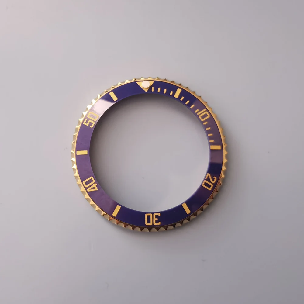 Steel Bezel with Black and Green Ceramic Insert
