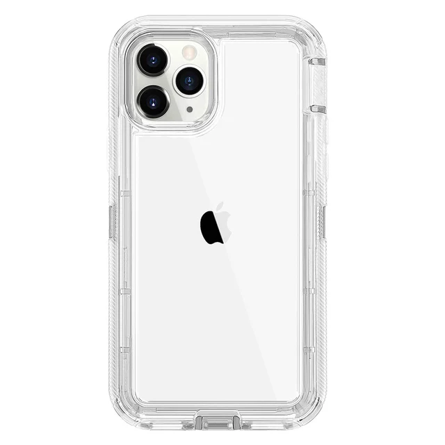 Durable Hybrid Transparent Shockproof Armor Phone Case