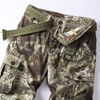 Men Combat Pants With Knee Pads Tactical Cargo Sport Trousers Camouflage Multicam Trekking Hunting Clothes（Not belt） 4