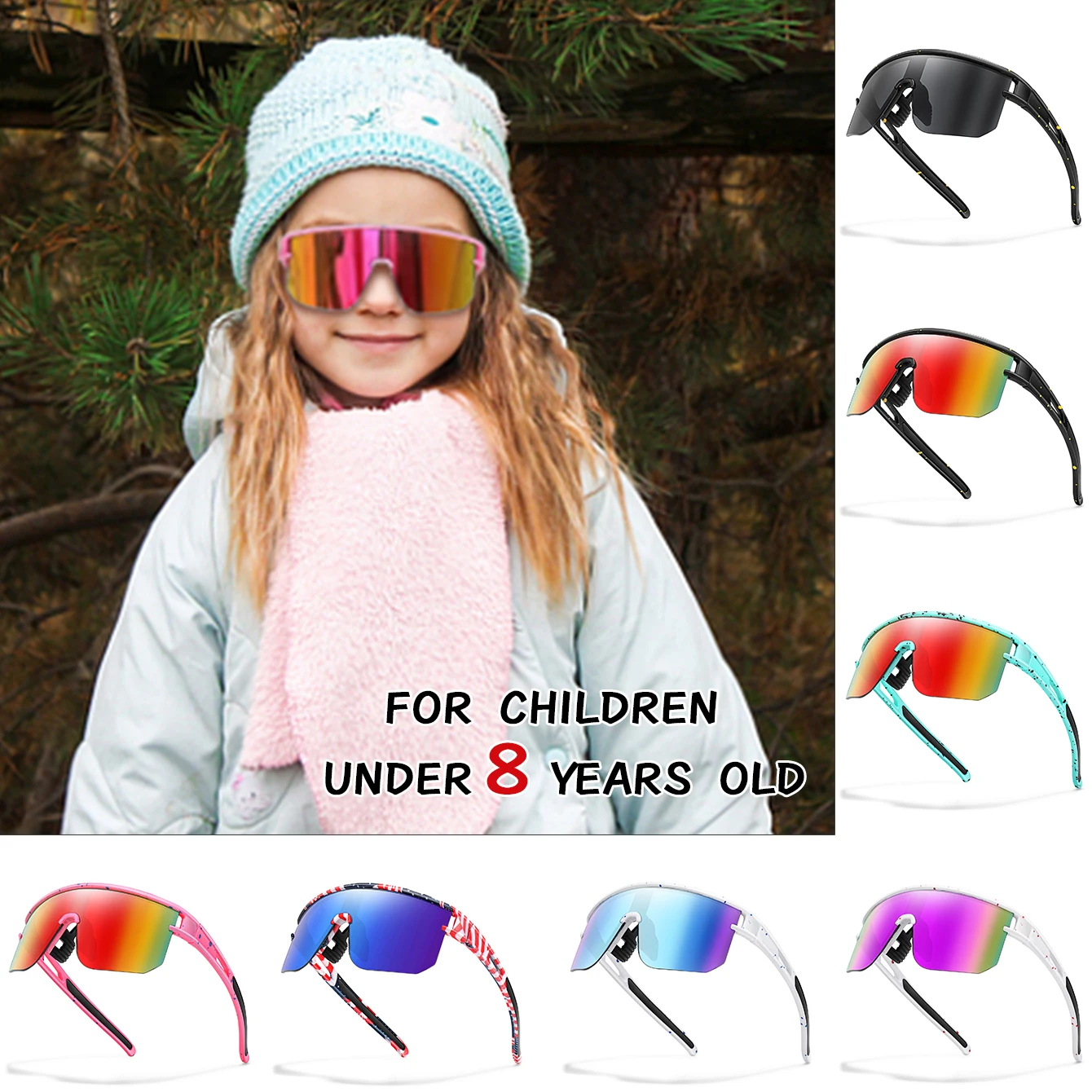 Brand Kids Cycling Sunglasses UV400