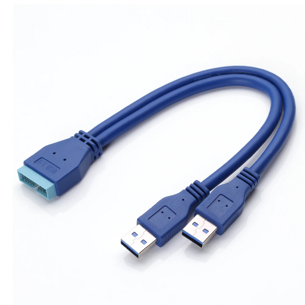 Apple Studio Adattatore Intestazione USB 3.0 A 20 Pin Per Scheda Madre - 2 Porte Femmina, Connettore PC Adattatore USB 3.0 - Foto 13