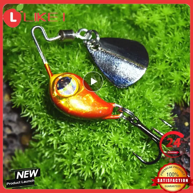 Luya Fake Bait Micro-Bean Fake Bait Metal Flake Vib Blade Lure Paillettes Composite Vib