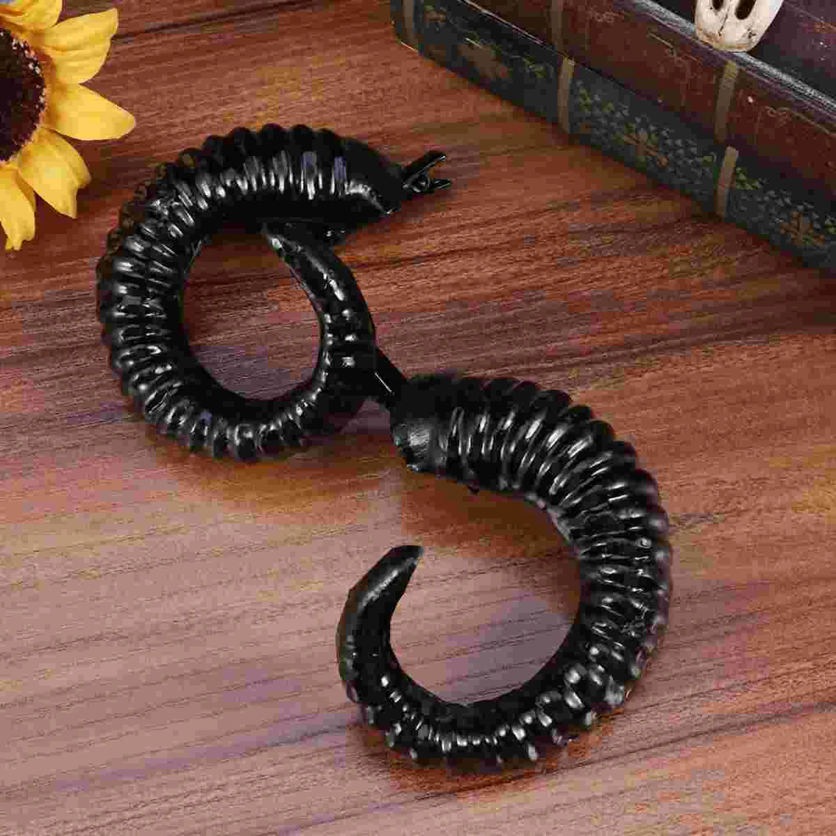 

Mobestech Fancy Horns Goat Horns Cosplay A Pair White Gothic Sheep Horn Hair Clip