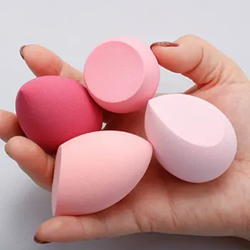 4 pz/borsa moda trucco frullatore soffio cosmetico spugna per trucco fondotinta in polvere spugna strumento di bellezza accessori per strumenti di trucco