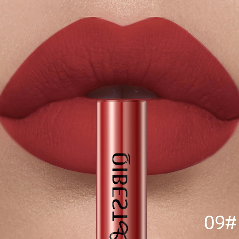 Velvet Matte Nude Waterproof Lip Gloss – Long-Lasting Pigmented Lip Tint