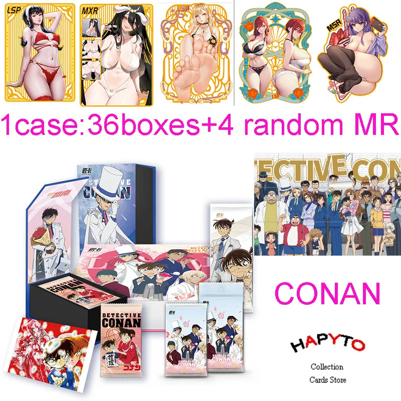 

Japanese Anime Detective Conan Collection Cards Trading Battle Box Card Game Collectibles Kid Gift Toy