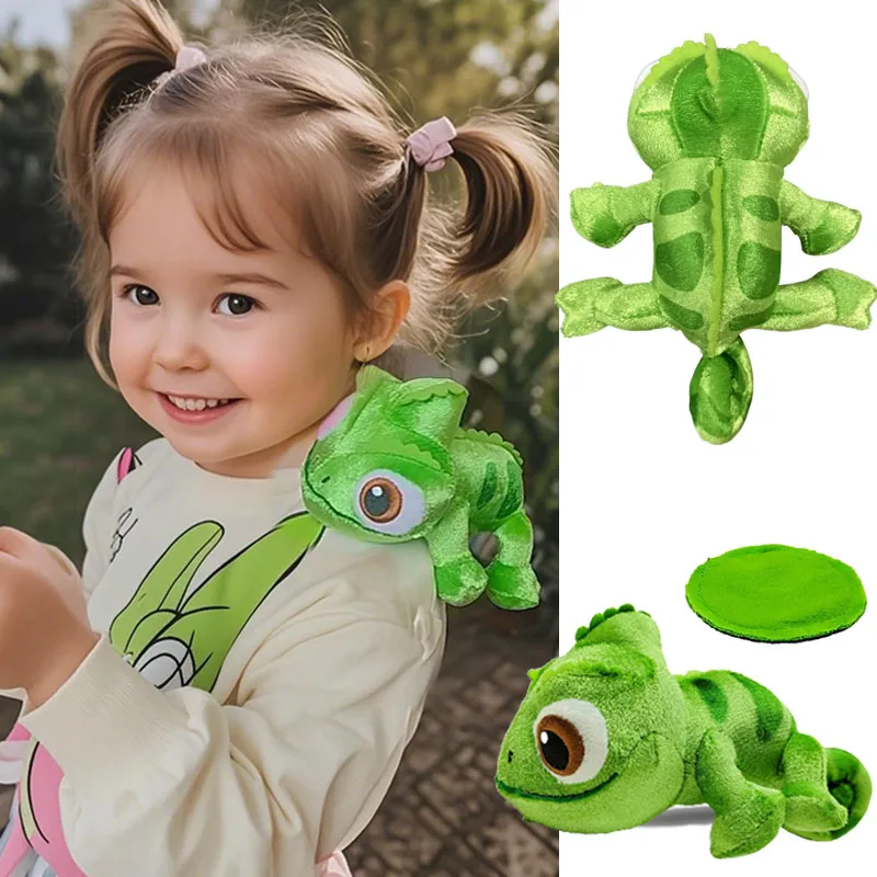 SERTAS Chameleon - Peluche a forma di camaleonte, a spalla, con
