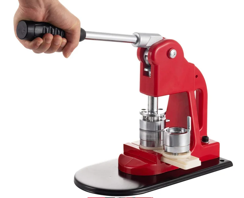 Badge Maker 25/32/37/44/58mm Button Making Machine Mold Free 300pcs Pin Parts Press Kit Circle Manufacture Button Making Tool