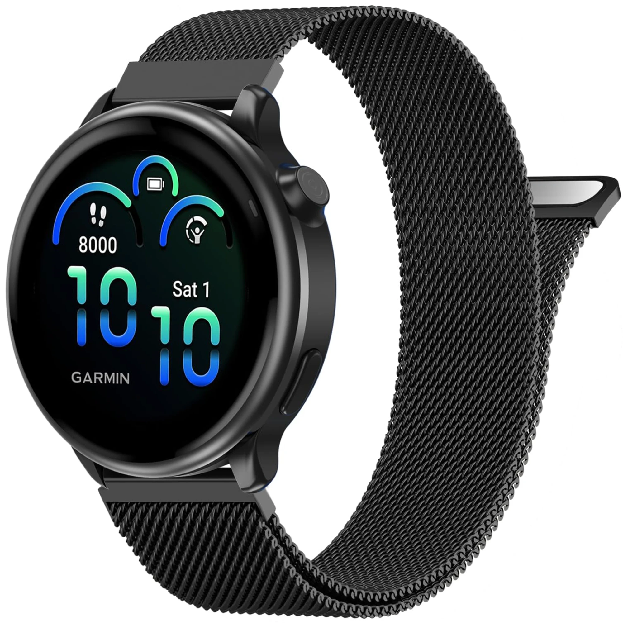 Premium 20mm Metal Magnetic Quick-Release Stainless Steel Mesh Strap
