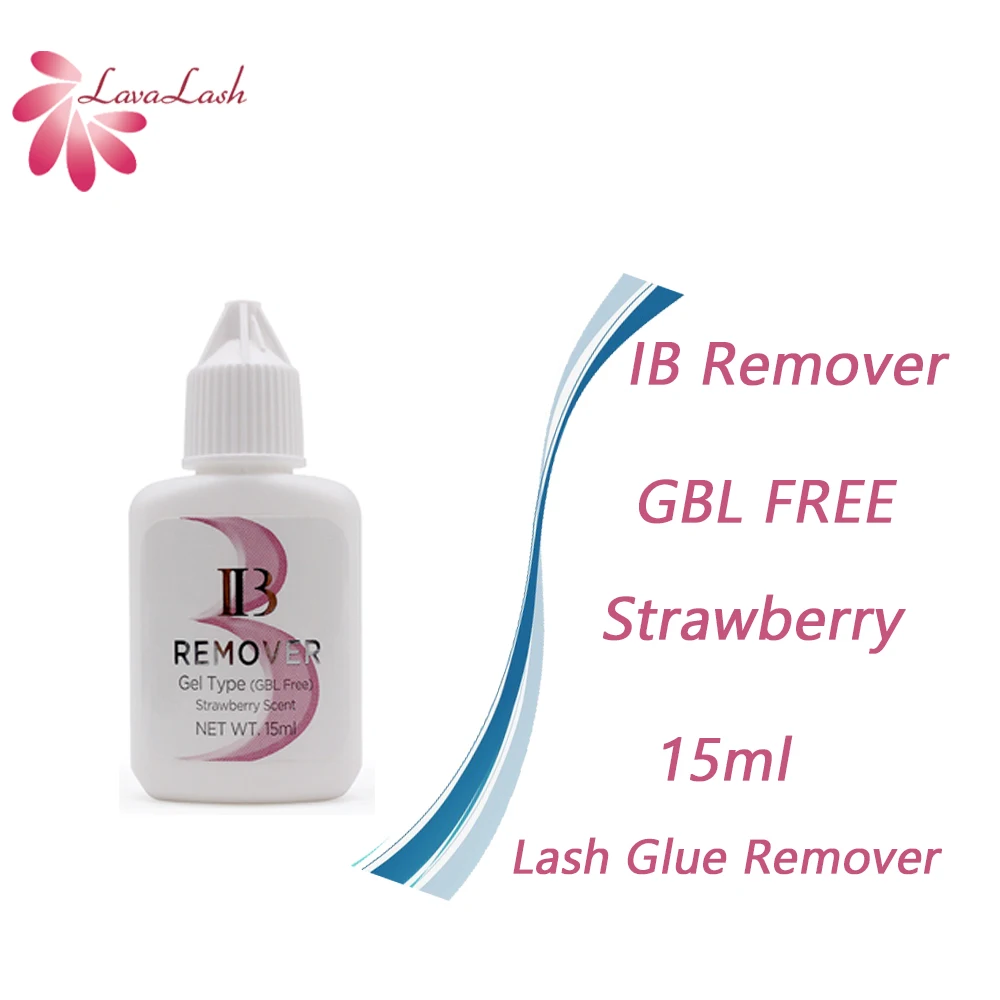 

15ml IB Glue Remover GBL Free For Eyelash Extension Glue Original Korea Strawberry Gel Type Debonder Removal Adhesive Hardener