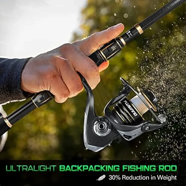 PLUSINNO Fishing Rod and Reel Combo, Ultralight Carbon Fiber Telescopic  Fishing Pole with EVA Handle - AliExpress