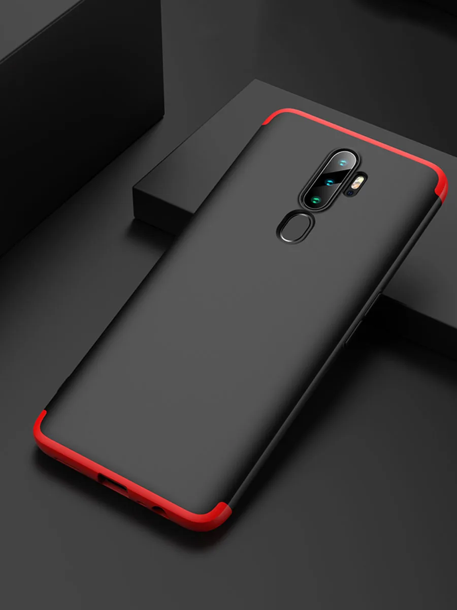 Shockproof Armor Matte Case For OPPO A5 2020 A11X Case Ultra-thin 3 in 1 Plastic