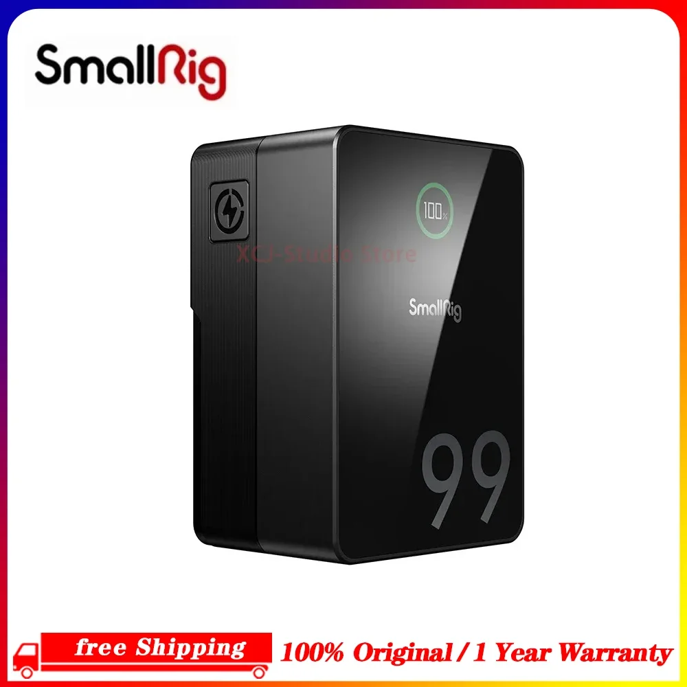 SmallRig VB99 Pro V マウント バッテリー 100W 急速充電 3500mAh 大