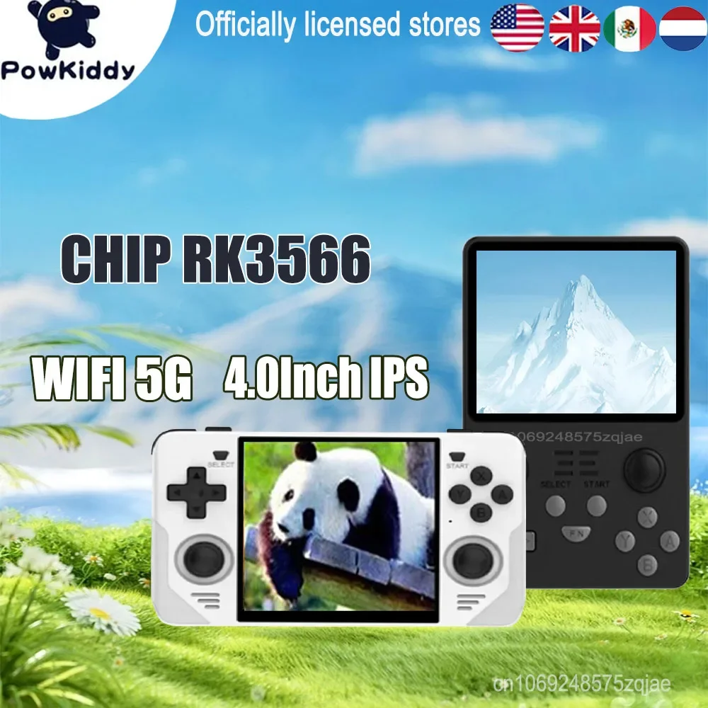 Powkiddy Rgb30 Rgb20S Retro Pocket Schermo Ips Da 4 Pollici Console Per Videogiochi Portatile Portatile Lettore Gaming Hd Psp Regali Per Bambini