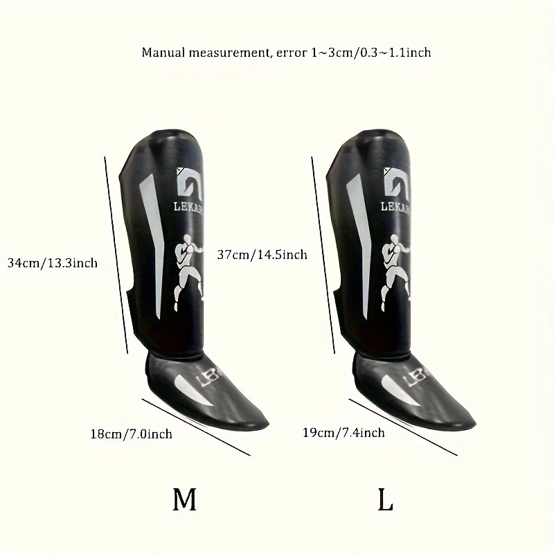 Lekaro adult fighting shin guards fighting shin guards for competitions PU Muay Thai Sanda leg protection sleeves shin guard pads soccer shin guards kickboxing leg guards kickboxing shin guards