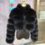 New Ladies Natural Fox Fur Cropped Plus Stand Collar Fur Jacket Women Winter Fashion Warm Fur Jacket 100% Genuine Fox Fur #3