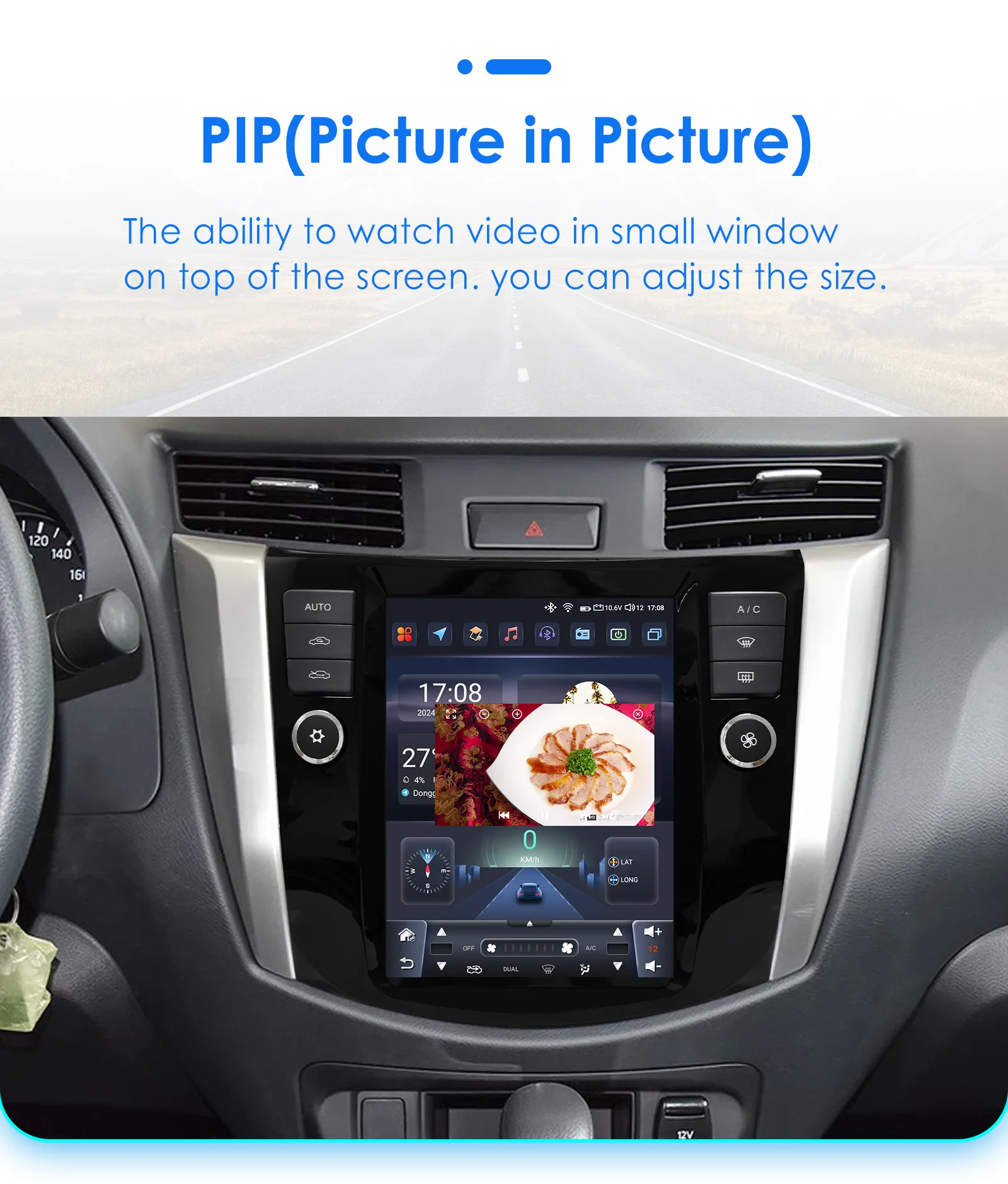 Hizpo Drahtlose CarPlay Auto Radio Für Nissan Navara 2016 - 2022 Für Tesla Stil Android Auto Kopf Einheit GPS Navigation multimedia – Detail 29