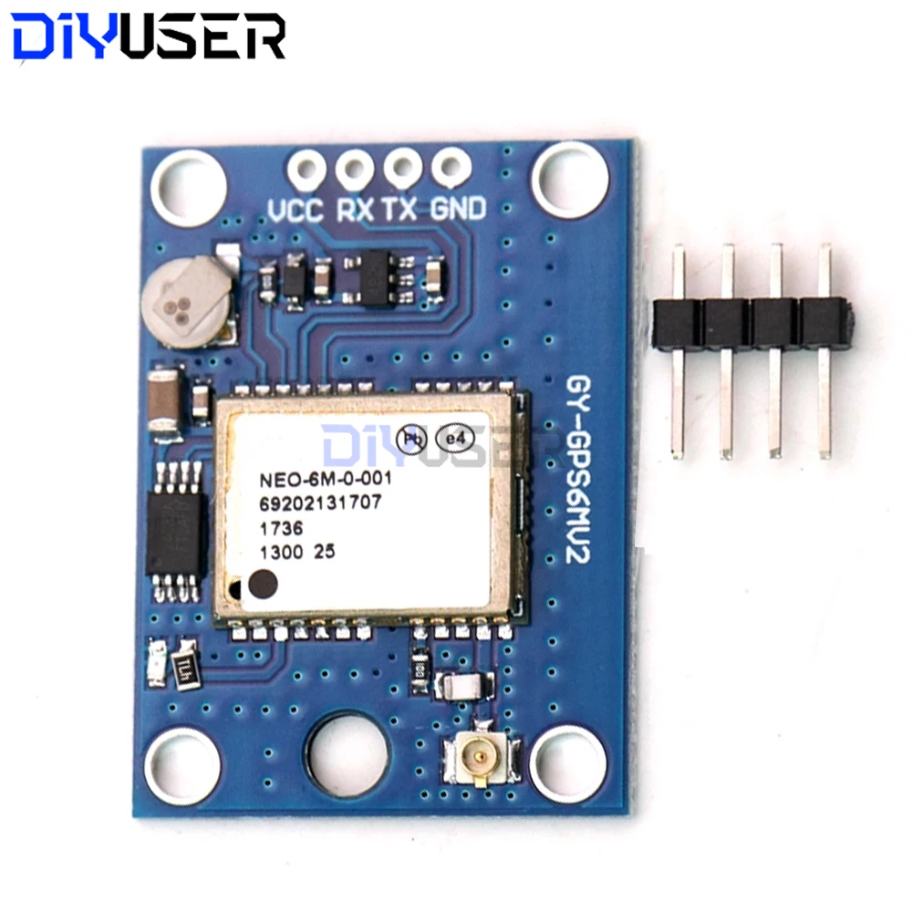 Module GPS NEO-6M GY-GPS6MV2 avec Antenne Céramique - Éclairage Sécurité