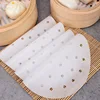 50/100pcs Bamboo Steamer Papers Disposable Non-Stick Steamer Mat Oil Paper Air Fryer Oven Kitchen Pan Pad Airfryer Bakpapier 6