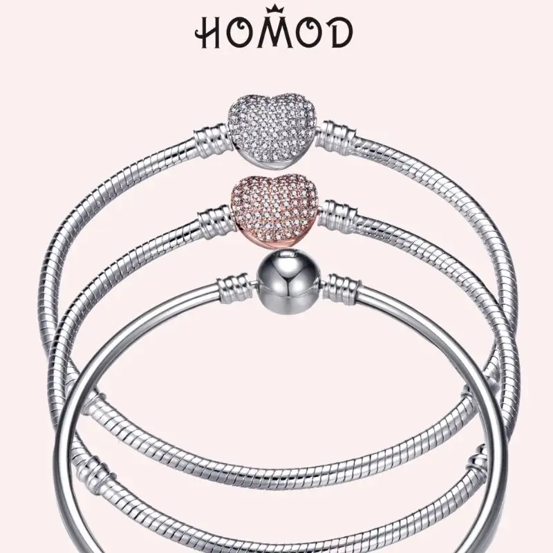 3mm Retro Snake Chain Charm Bracelet For Women Diy Original Jewelry Making bracelet jewelry
