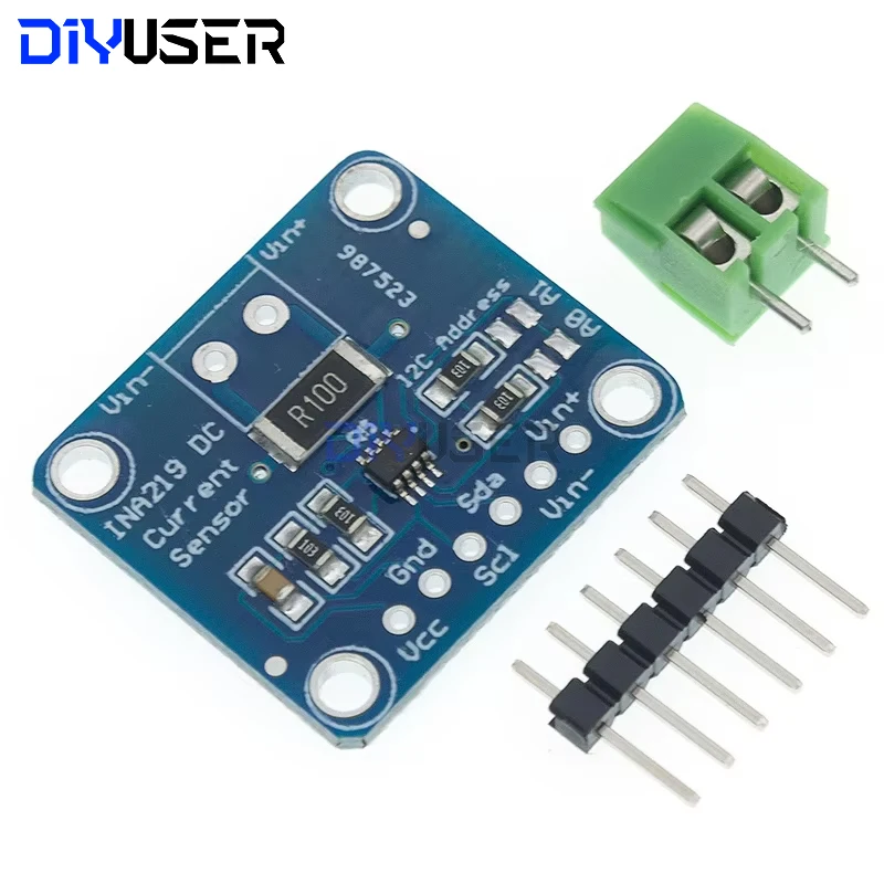 รูปสินค้า โมดูลเซ็นเซอร์กระแสไฟฟ้า I2C สำหรับ Raspberry Pi