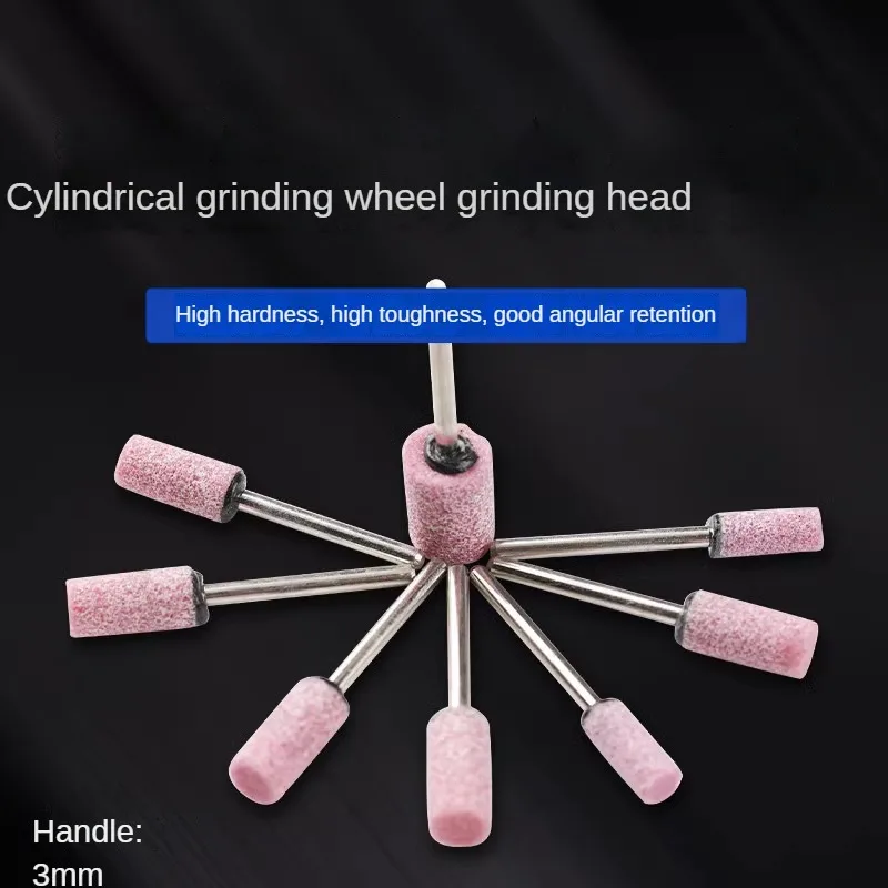 

Red corundum ceramic cylindrical grinding wheel grinding head grinding iron metal flint grinding polishing cleaning