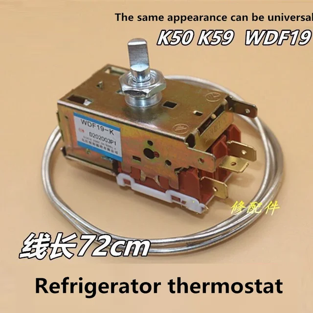 Contrôleur de température du réfrigérateur, Thermostat WDF19-K K50/K59/K54/K56/K60/K5 WDF19, interrupteur de température de contrôle du congélateur domestique 1