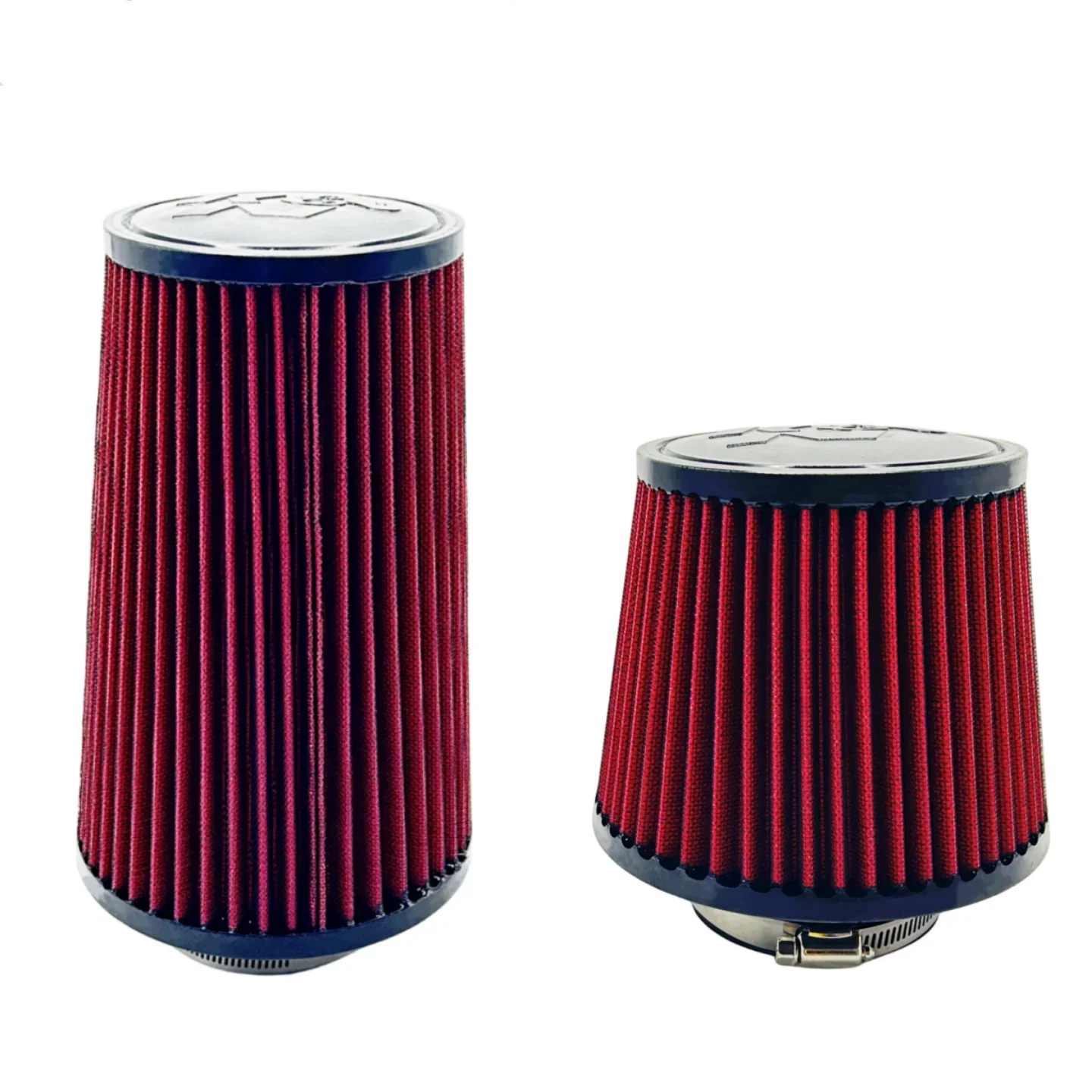 

76mm Intake Air Filter 3 Inch 89mm 102mm 3.5inch 4inch 3.5 4 Inch Short Long High Flow Racing Performance Cone Airfilter for KN