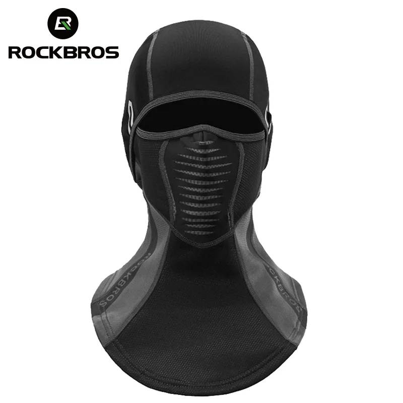 ROCKBROS Winter Cycling Face Mask Warm Fleece Thermal Windproof Balaclava Climbing Hiking Fishing Skiing Outdoor Sports Headwear winter face mask
