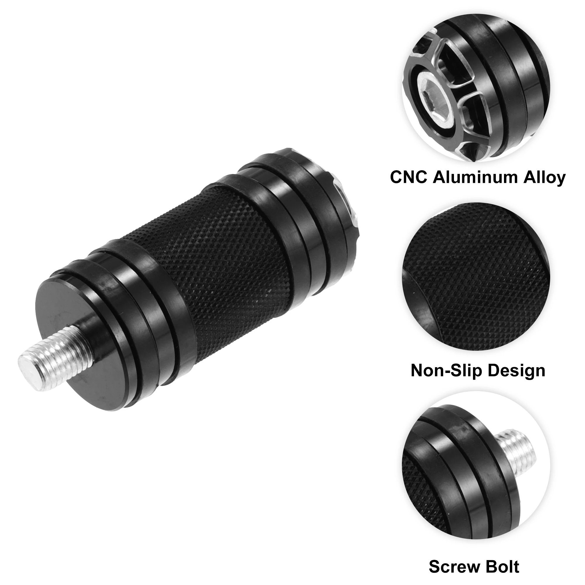 X autohaux Motorrad Shifter Peg Schalthebel CNC Billet Fuß Heringe für Harley Davidson Street Glide Road King Softail Sportster – Detail 10