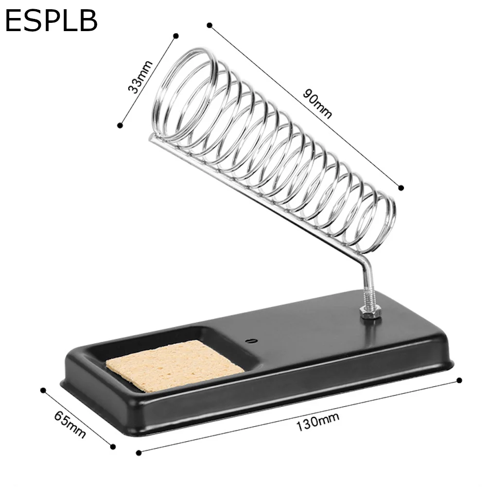 Tube Soldering Iron Stand Holder with 1pc Sponge for Electric High Temperature Resistance Welding Accessories soldering iron stand