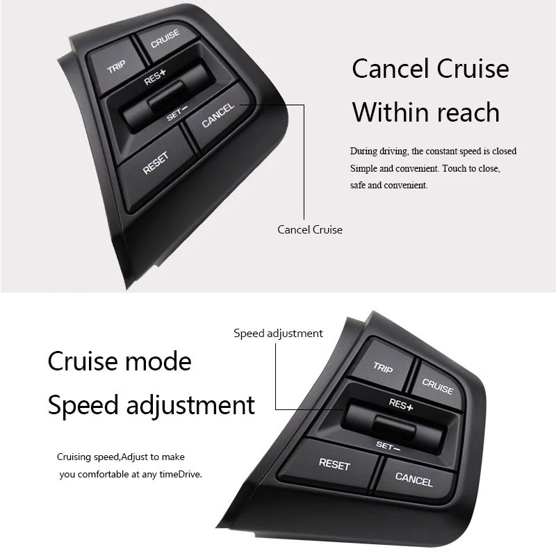 For Hyundai ix25 (creta) 1.6L 2.0 2015-2019 Cruise Control Buttons Remote Control steering wheel button switch car accessories