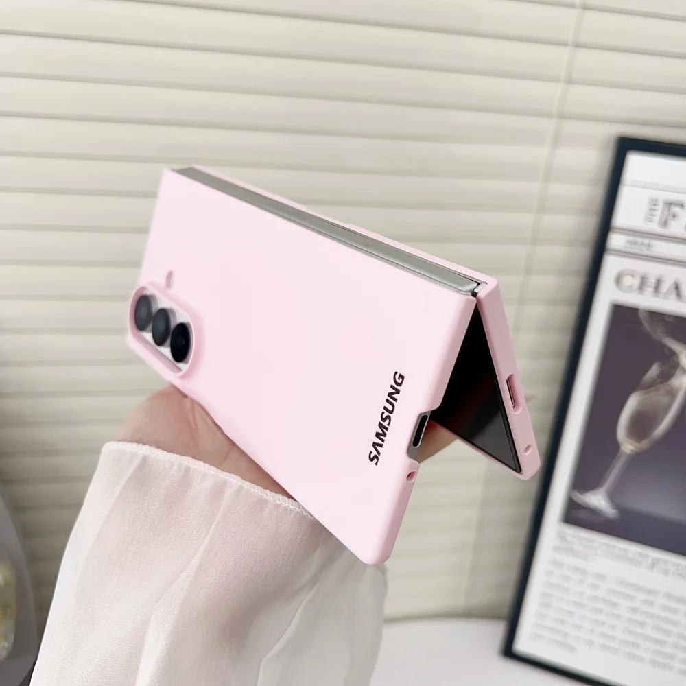 Luxury Ultra-Thin Skin Feel Shockproof Foldable Phone Case - Candy Color Anti-Drop Bumper Cover