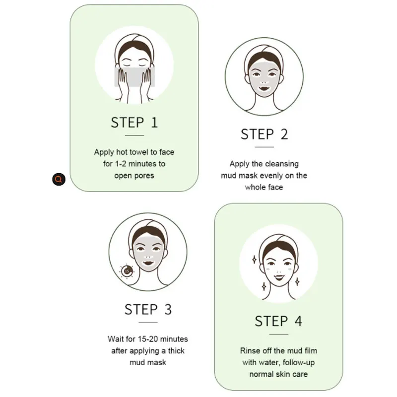 8pcs/box  Green Tea Mask Moisturizing Deep Clean Beauty Flask Skin Cream Facial Skin Care Products