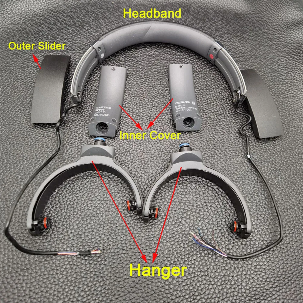 Sony WH-CH700N WHCH700N Hanger Cover Clip Bracket Hinge Slide Headband Swivel