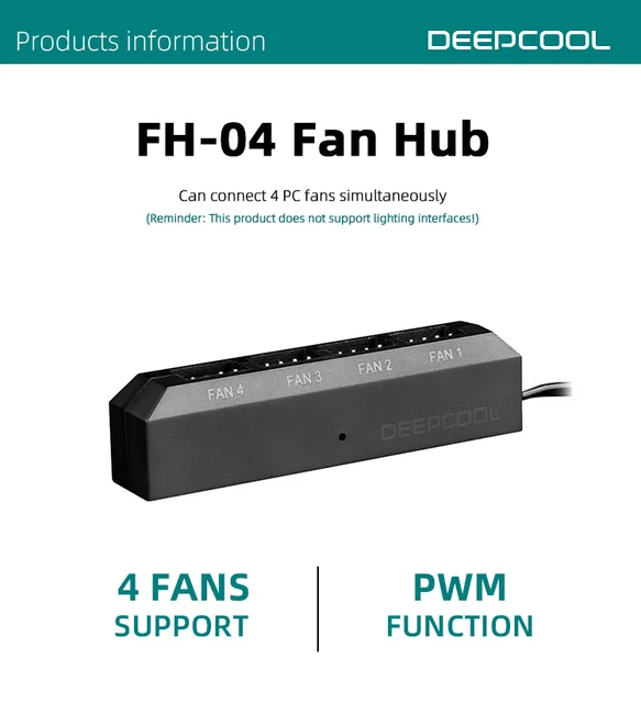 Deepcool FH-04 Fan Hub - Accessories for components - PC components