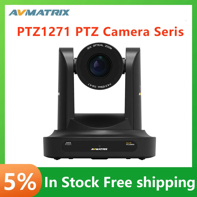 PTZ-камера AVMATRIX PTZ1271 с SDI HDMI NDI 1080P 60Fps RS232 RS485 OBS vMix IP-трансляция для церковного вещания PTZ-камера AVMATRIX PTZ1271 с SDI HDMI NDI 1080P 60Fps RS232 RS485 OBS vMix IP-трансляция для церковного вещания