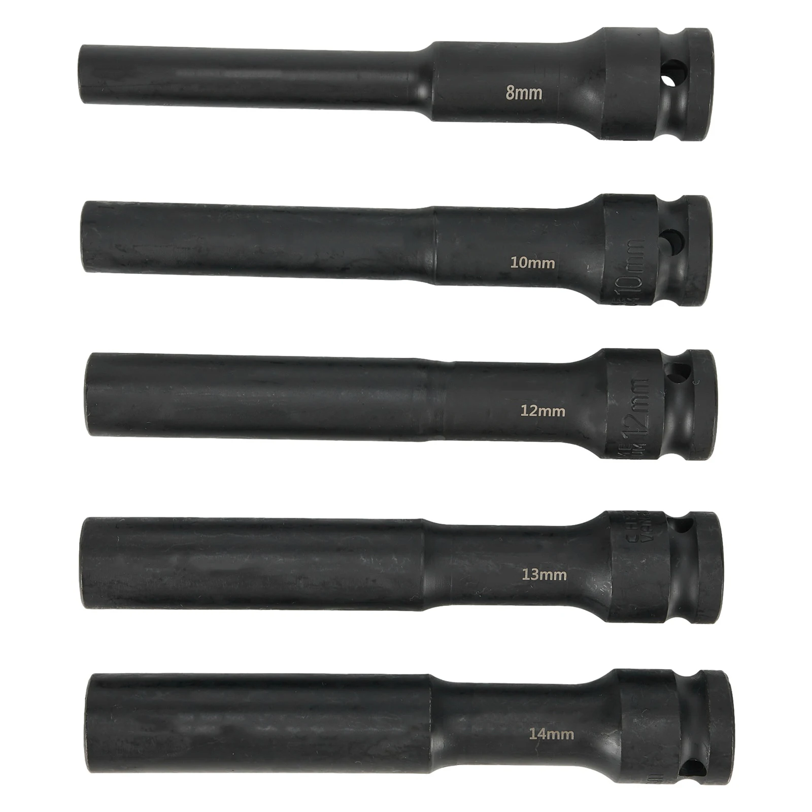 

Impact Wrench Hex Socket Head Adapter Spanner Converter Set of 5, Black, Construction, Multiple Sizes Available