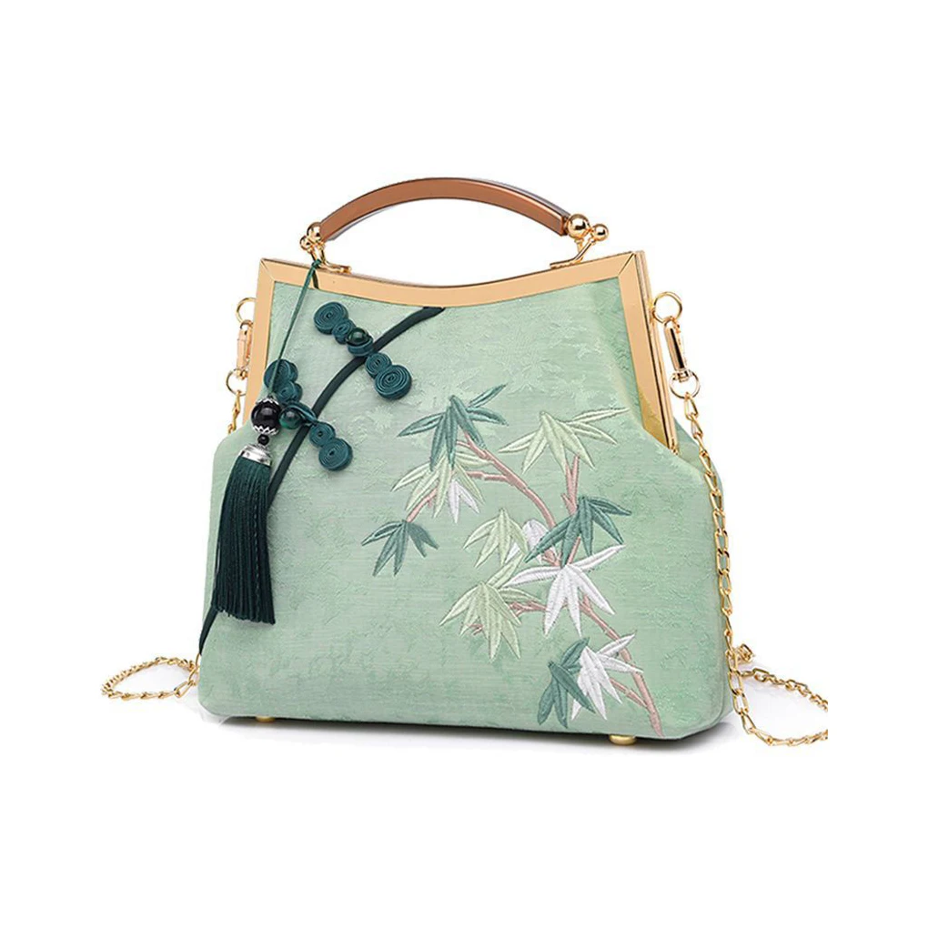 Women Shoulder Bag Handmade Crossbody Messenger Handbags Vintage Fashion Flowers Exquisitely Embroidered Carrier