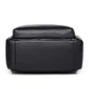 2024 New Luxury Brand Real Genuine Leather Men Solid Backpacks Student Backpack Boy Luxury 14 Inch Computer Laptop Bag 5