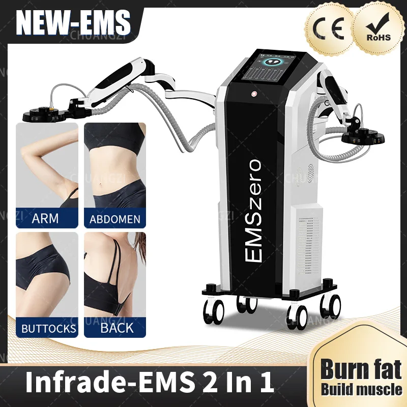 EMSzero Hi-emt  2 In1 Infrared  Heat  Emsslim Neo High-Intensity Fat Burning Machine Enhance Muscle Perfect Shaping durable template guide bush for 3701 3703 3709 trimming machine enhance precision trimming easy to install and use