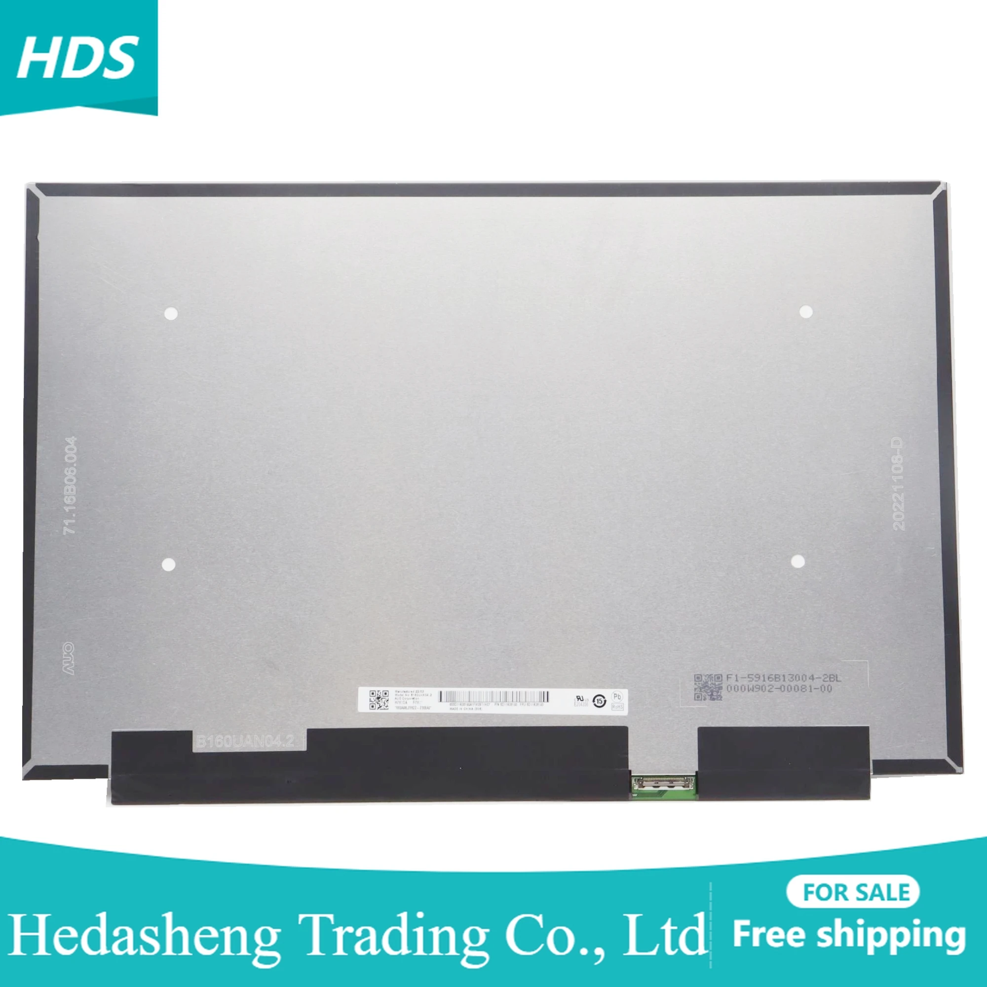 

B160UAN04.2 0A 16,0 Дюйма 16:10 IPS 60 гц 30 контактов 1920x1200 тонкая матрица WUXGA LED-подсветка для экрана ноутбука LCD