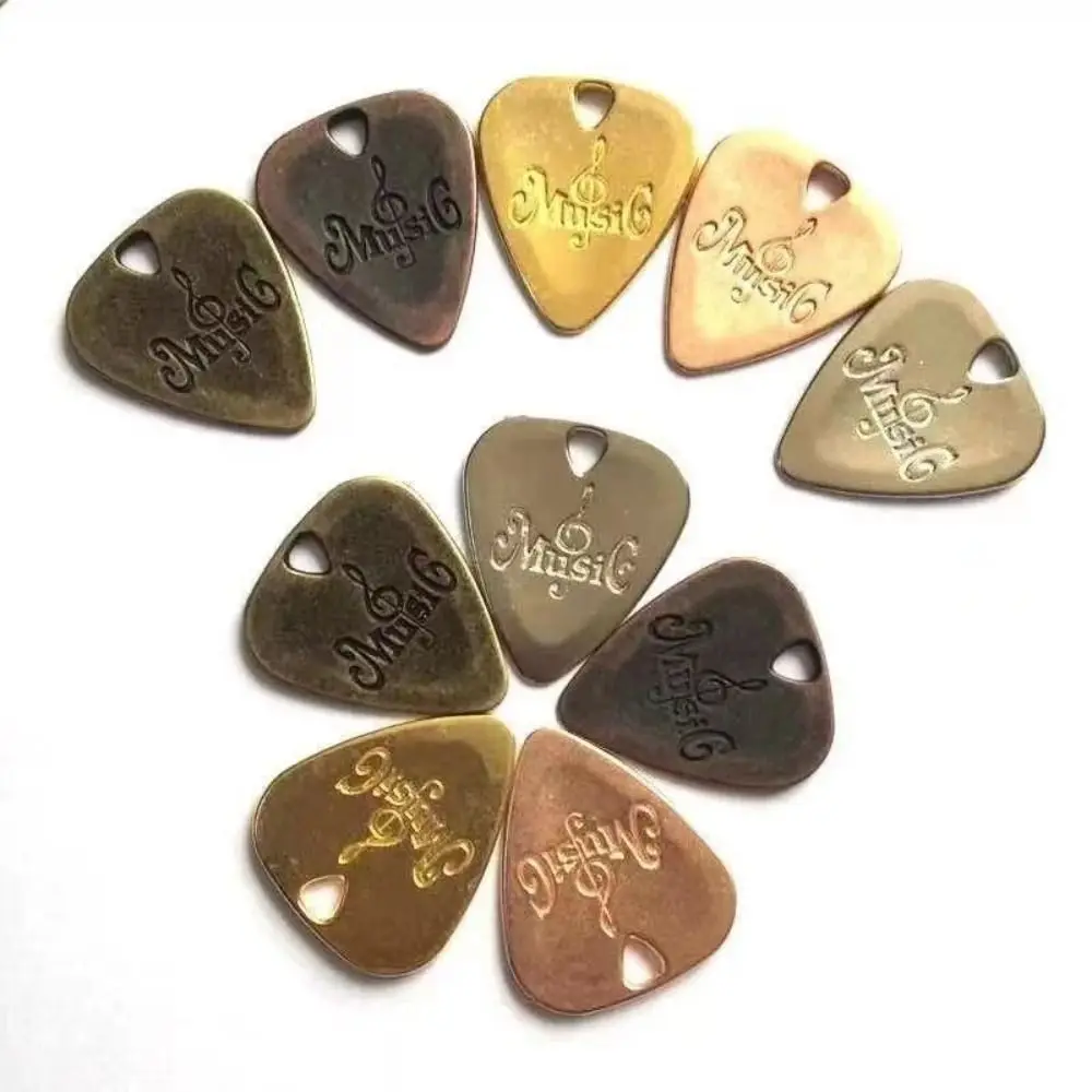 Metal Guitar Pick Zinc Alloy Plectrum for Electric Acoustic Guitar guitar picks