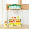 Wooden Role Play Toy Simulated Fruit Store Kids Toys Role Pretend Vegetable Shop Simulation Wooden Toys 3