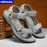 Sandales de Sport de randonnée classiques pour hommes, chaussures de plage légères, de loisirs, d'été, à bout ouvert, respirantes, pour voyage et marche 2