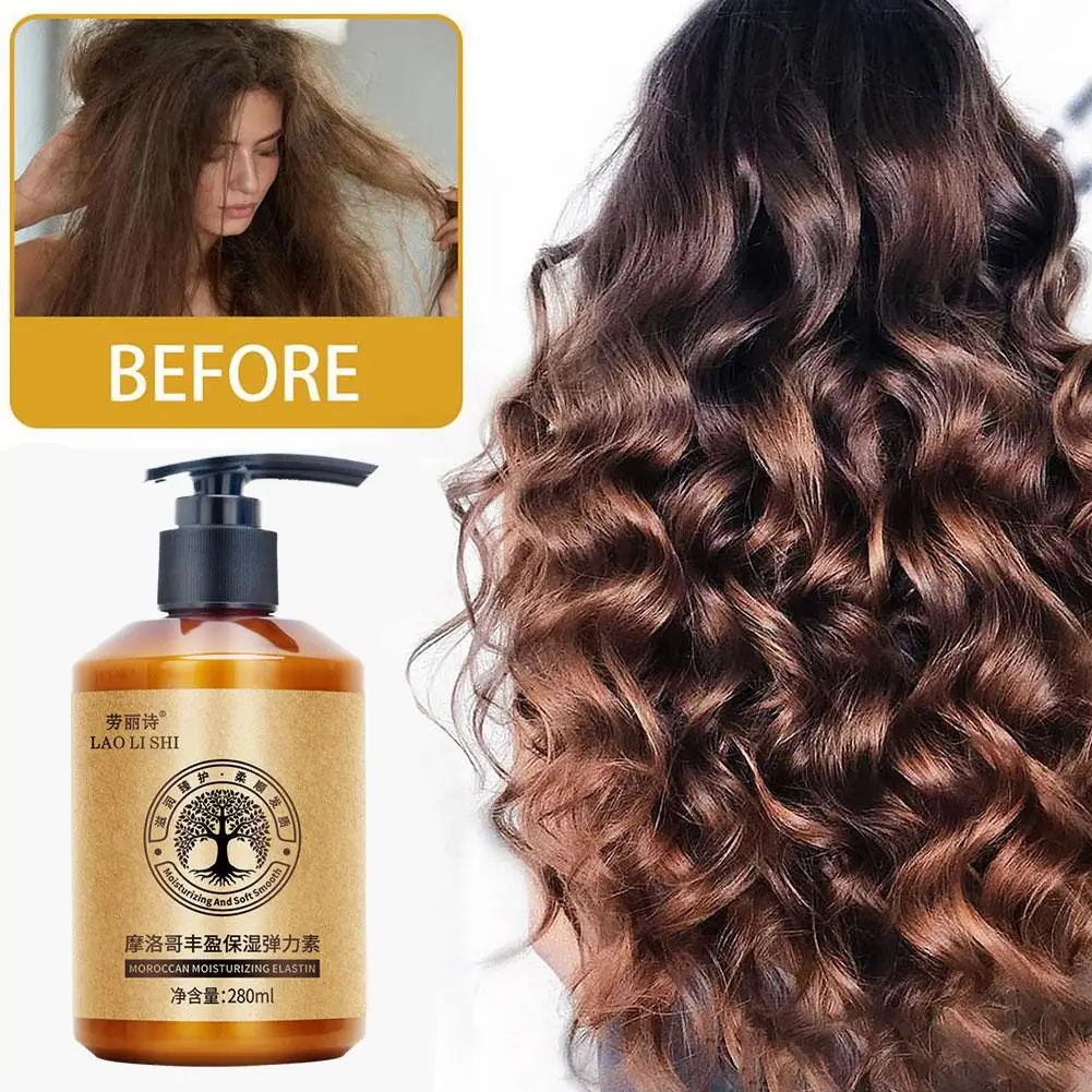 Moroccan Curl Defining Cream Hair Conditioner Products 280ML For Curl Dry Damaged Hair Care Long-Lasting Styling Q4C8